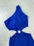 Vestido Curto Argola Manga Única