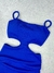 Vestido Curto Decote Quadrado na internet