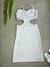 Vestido Curto Decote Quadrado na internet