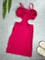 Vestido Curto Decote Quadrado