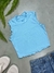 Cropped Regata Barra Efeito Babado