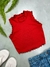 Cropped Regata Barra Efeito Babado