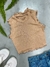 Cropped Regata Barra Efeito Babado