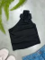 Cropped Nula Manga Com Flor - comprar online