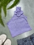 Cropped Nula Manga Com Flor - comprar online