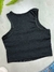 Cropped regata costura invertida - loja online