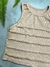 Cropped regata costura invertida - comprar online