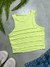 Cropped regata costura invertida - loja online