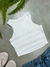 Cropped regata costura invertida - comprar online