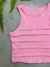 Cropped regata costura invertida - loja online