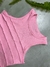 Cropped regata costura invertida - comprar online