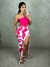 Imagem do Conjunto Saia Longa Estampada Com Fenda + Cropped Sem Alça Com Regulagem Cor