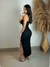 Vestido Longo Mid Sensual Com Acessórios e Fenda Lateral - comprar online