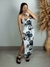 Vestido Longo Fenda X nas Costas