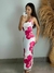 Vestido Longo Fenda X nas Costas