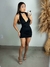 Vestido Curto Justo Franzido Com Alça Solta Regulável Multiformas - comprar online
