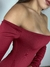 Vestido Longo Ombro a Ombro Fenda Manga Longa - Parada do Cropped