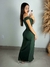Vestido Longo Justo Ombro a Ombro Com Fenda Lateral Sensual - Parada do Cropped
