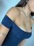Vestido Longo Justo Ombro a Ombro Com Fenda Lateral Sensual - loja online