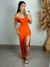 Imagem do Vestido Longo Justo Ombro a Ombro Com Fenda Lateral Sensual