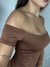 Vestido Longo Justo Ombro a Ombro Com Fenda Lateral Sensual - comprar online