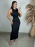 Imagem do Vestido Longo Colado com Decote nas Costa Bumbum Franzido