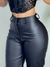 Calça de Couro Sintético Wide Leg na internet