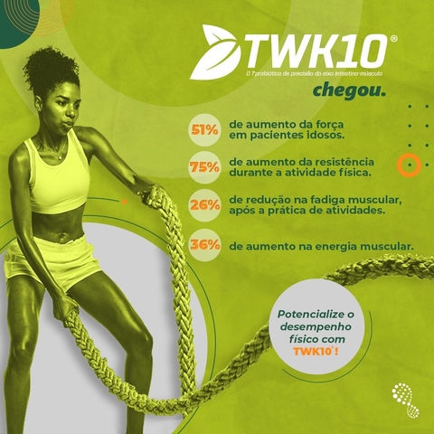 TWK10 (1º Probiótico de precisão Intestino-músculo)