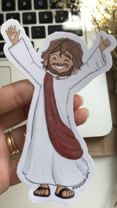 Mini Sticker - Jesus Vitorioso