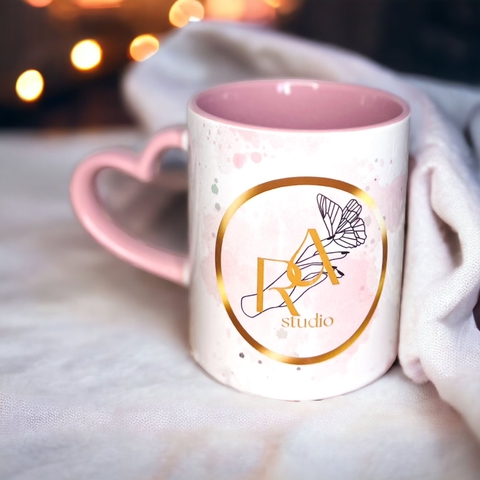 Caneca Colorida Alca Coração