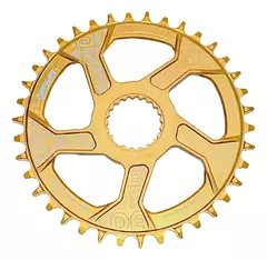 4280-Engranaje Monoplato Deckas Direct Mount Para Shimano Color Dorado 32t