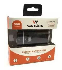 405-Luz Led Delantera Bici Recargable Usb 500 Lumens van halen van036