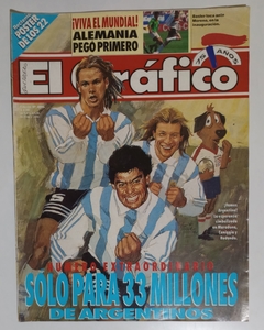 El Grafico - N°3898 - 21-06-94 - con Poster de la seleccion