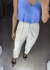Calça alfaiataria slim Celine