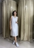 Vestido reto midi com linho Dalila - loja online