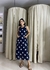 Imagem do Vestido longuete marinho com fendas Jasmim