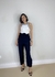Calça alfaiataria com detalhe cós Lavinia