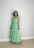 Vestido longuete em laise verde - Maria Brand