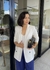 Blazer branco alfaiataria forrado Jadhe - loja online