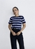Blusa com manga listrada Carol - comprar online
