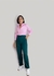 Camisa rosa em tricoline slim Luiza - Maria Brand