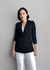 Blazer preto alfaiataria forrado Jadhe na internet