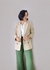 Blazer bege alfaiataria forrado Jadhe