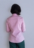 Camisa rosa em tricoline slim Luiza na internet
