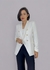 Blazer branco alfaiataria forrado Sara - loja online