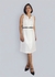 Vestido reto midi com linho Dalila - comprar online