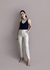Calça alfaiataria reta com linho Vera - comprar online