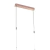Pendente Voile em Metal Rosê Led 33,6W Bella BB003 na internet