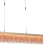 Pendente Voile em Metal Rosê Led 33,6W Bella BB003 - Impacta Light & Decor
