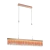 Pendente Voile em Metal Rosê Led 33,6W Bella BB003